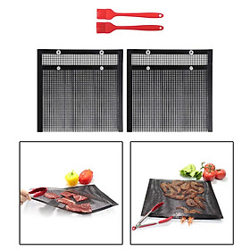 Non-Stick BBQ Mesh Grill Bags Grilling Pouches Barbecue Bag Camping BBQ