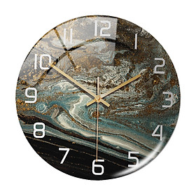 Nordic Acrylic 12in Wall Clock Battery Operated Round Hanging Watch Bedroom Bathroom Dining Room Decor