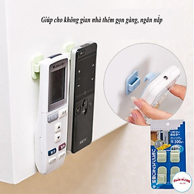 Mua Set 2 móc treo dán tường gắn remote điều khiển thiết kế nhỏ gọn 00898