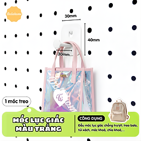 Móc treo lục giác Dola Home treo móc khóa, tai nghe, vật dụng làm việc công dụng đa năng - Phụ kiện bảng Pegboard