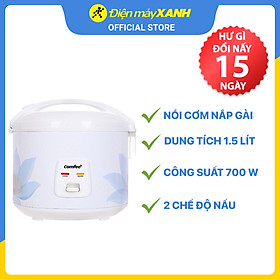 Mua Nồi Cơm Điện Nắp Gài Comfee 1.5 Lít CR-CM1520(D) - Hàng Chính Hãng