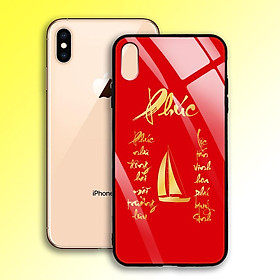 Ốp Lưng Mạ Màu Vàng Ánh Kim cho điện thoại Iphone XS Max - 03007 8001 PHUC05 - Phúc - Hàng Chính Hãng