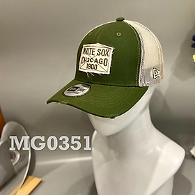 Mũ Lưỡi Trai Nón kết Lưới Logo Thêu Nổi Chicago 1900 Chất Kaki Cotton Cấp Cao Thiết Kế Thời Trang	Freesize	Monoshop