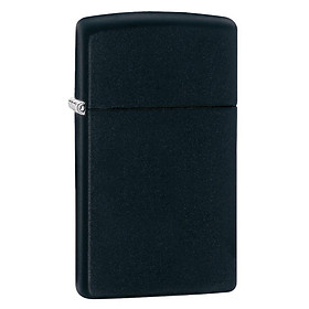 Bật Lửa Zippo Black Matte Slim 1618