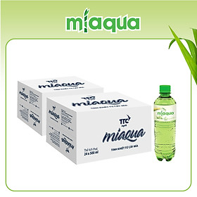 Combo 2 Thùng - Nước MiaQua-Nước Tinh Khiết Tinh Lọc Từ Cây Mía 48 chai/500ml/Chai/2 Thùng