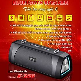 Loa bluetooth NANOMAX K-308 - Hàng chính hãng