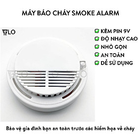 Mua Máy Báo Cháy Smoke Alarm Kèm Pin 9V