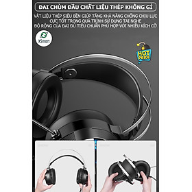 Tai nghe chụp tai máy tính GAMING XSmart MC Q9 có đèn LED đổi màu, mic đàm thoại, headphone chơi game trên laptop, pc - Hàng Chính Hãng