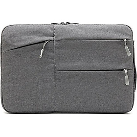 Túi chống sốc 2 ngăn 3 túi phụ cho laptop, Macbook