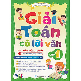 Sách - Giải Toán có lời văn lớp 1 (Biên soạn theo chương trình sgk mới)