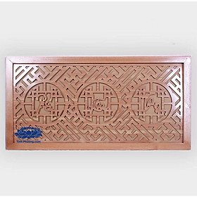 Mua Tấm chống Ám khói nhang bàn thờ treo  và bàn thờ lớn( khung gỗ sồi chữ Phúc Lộc Thọ ) có khổ lớn Dành cho bàn thờ TO KH148884
