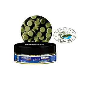 Thức Ăn Cá Viên Dán Cám dán Food Fish giàu đạm và Giàu tảo Spirulina hộp 110g cho cá cảnh thủy sinh