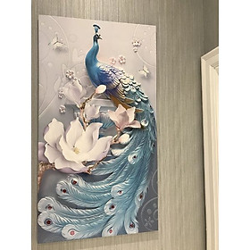 Mua Tranh dán tường 3D chim công SN38 (100x150cm)
