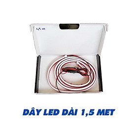 Dây đèn led chạy đuổi dán nắp capo chơi đèn xe đơn giản và phong cách