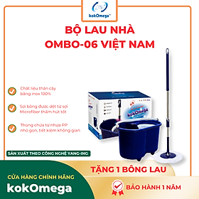 Mua Bộ Lau Nhà Xoay 360 Độ kokOmega OMBO-06 ( Tặng 1 Bông Lau)