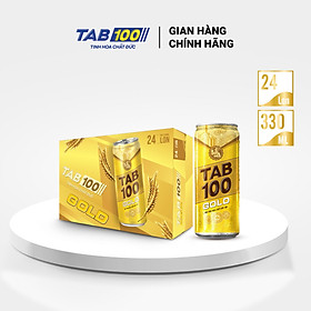 Bia lon TAB GOLD thùng 24 lon (330ml/lon)