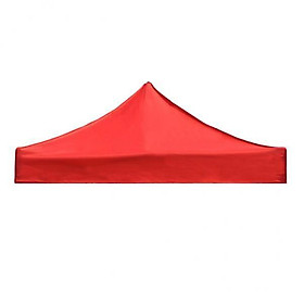 2xReplacement Camping Tent Top Cover Umbrella Sunshade Sun Shelter Red 3x3m