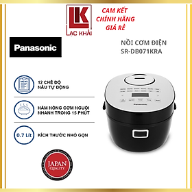 Nồi cơm điện tử đa năng nhỏ gọn Panasonic SR-DB071KRA 0.7 lít - Hàng chính hãng - Bảo hành 12 tháng