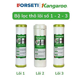 Combo 2 bộ lọc thô 123 + 2 lõi số 1 (4 lõi số 1, 2 lõi số 2, 2 lõi số 3) cho máy Kangaroo hàng chính hãng