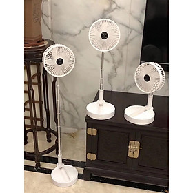Mua Quạt mini để bàn tích điện gấp gọn P10 - Tiện lợi  pin dung lượng lớn cao lên đến 104cm bảo hành 12 tháng