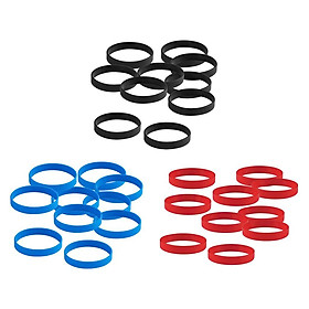 30 Pieces/Pack Blank Silicone Wristbands Fashion Rubber