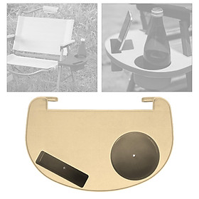 recliner Clip On Side Desk Cup Holder Tray with Accessory Slots for Picnic