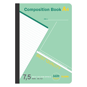 Sổ May Dán Gáy Klong A4 MS 927 (360 Trang)