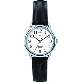 Timex Women’s Easy Reader | Black Leather Strap White Dial | Casual Watch T20441 giá chỉ 1719000 VND