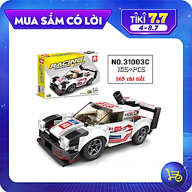 Bộ đô chơi xếp hình xe đua ô tô KAVY model 31003 và 31005C hơn 160 chi tiết sáng tạo độc đáo - 31003C