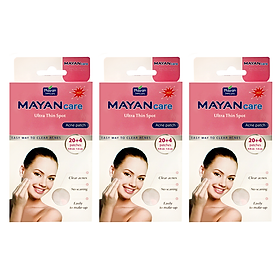 Combo 3 Miếng Dán Giảm Mụn Mayancare 20 Miếng 0.8cm