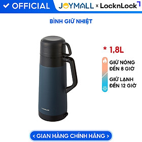 Mua Bình giữ nhiệt Lock&Lock Easy Outdoor Vacuum Bottle LHC1484 1 2L và LHC1485 1 8L - Hàng chính hãng có quai xách  nắp dùng làm cốc nước - JoyMall