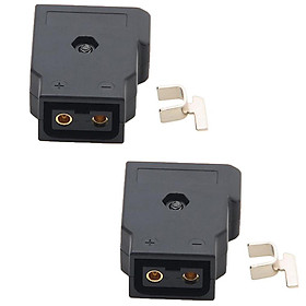2 Pieces D-Tap Dtap Power Type B Female Connector Plug for DSLR Camcorder