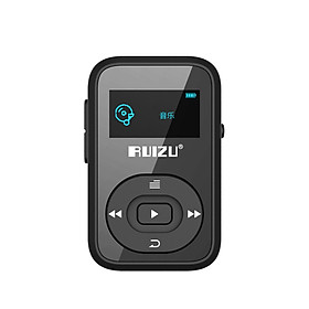 RUIZU X26 8G Black Wireless Bluetooth Sport MP3