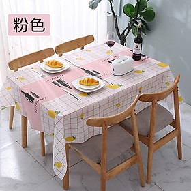 Mua Khăn thảm trải bàn họa tiết sang trọng nhựa PVC chống thấm nước