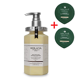 Dầu Xả phục hồi đa tầng nấm truffle Weilaiya White Truffle 450ml Tặng Kèm Gội (Xả) Mini Weilaiya Ngẫu Nhiên
