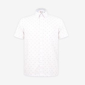 Áo sơ mi nam KHATOCO Tailor Fit ngắn tay A1MN498T2-CNIN856-2711-N