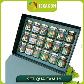 Thượng Vy Yến Biển - Set Family 18 hũ - Yến chưng sẵn, bổ dưỡng sức khỏe