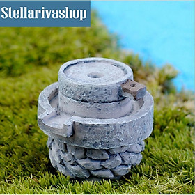 Tiểu Cảnh - Cối xay thóc trang trí terrarium/ decor mô hình trang trí quà tặng trang trí