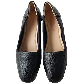 Giày Búp Bê Nữ Da Bò Thật BIGGBEN Cao 4 Phân BB140