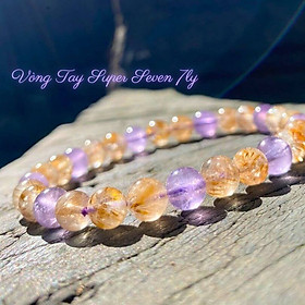 Vòng Tay Đá Thạch Anh Super Seven Cao Cấp - Tinh Hoa Hội Tụ (7ly - 10ly)