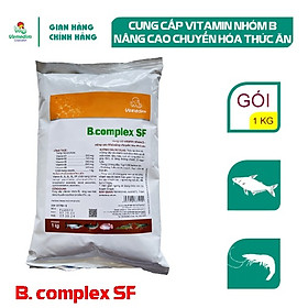 Bổ sung vitamin nhóm B tăng chuyển hóa thức ăn cho tôm cá B.Complex SF (Gói 1kg)