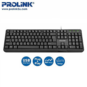 Bàn phím vi tính Prolink PKCM- Hàng chính hãng