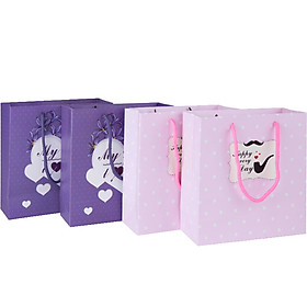 GuangBo 4 medium cardboard gift bag gift bag paper bag QT5892