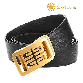 Dây nịt nam - thắt lưng nam da SAM leather SFDN005WV, Men's belts