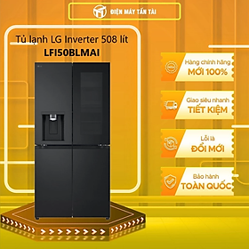 Tủ lạnh LG Inverter 508 lít Multi Door InstaView LFI50BLMAI - hàng chính hãng - chỉ giao nội thành HCM