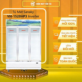 Mua TỦ MÁT 3 CÁNH INVERTER SANAKY 1400 LÍT VH-1520HP3 ĐỒNG (R134A) (HÀNG CHÍNH HÃNG) (CHỈ GIAO HCM)