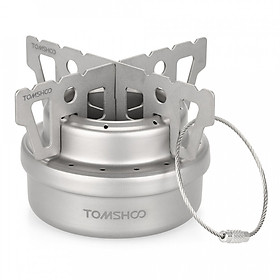 Bếp Cồn Cắm Trại Mini Bằng Titan TOMSHOO