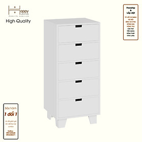 Mua HAPPY FURNITURE   ALVA - Tủ lưu trữ 5 ngăn kéo   THK_229   50cm x 45cm x 110cm DxRxC