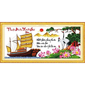 Mua Tranh thêu chữ thập Thuận Buồm Xuôi Gió 222918 (116x54) chưa thêu