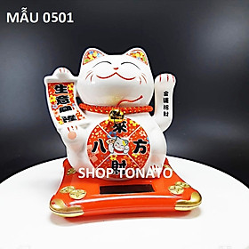Mua MÈO THẦN TÀI  MÈO MAY MẮN MANEKI NEKO CAO 11CM 12.5CM 16CM 21CM
